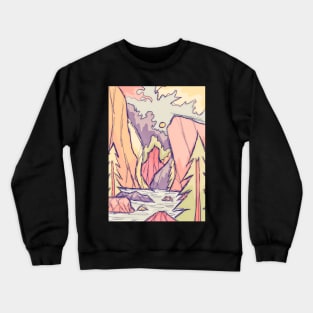 Early morning lake Crewneck Sweatshirt